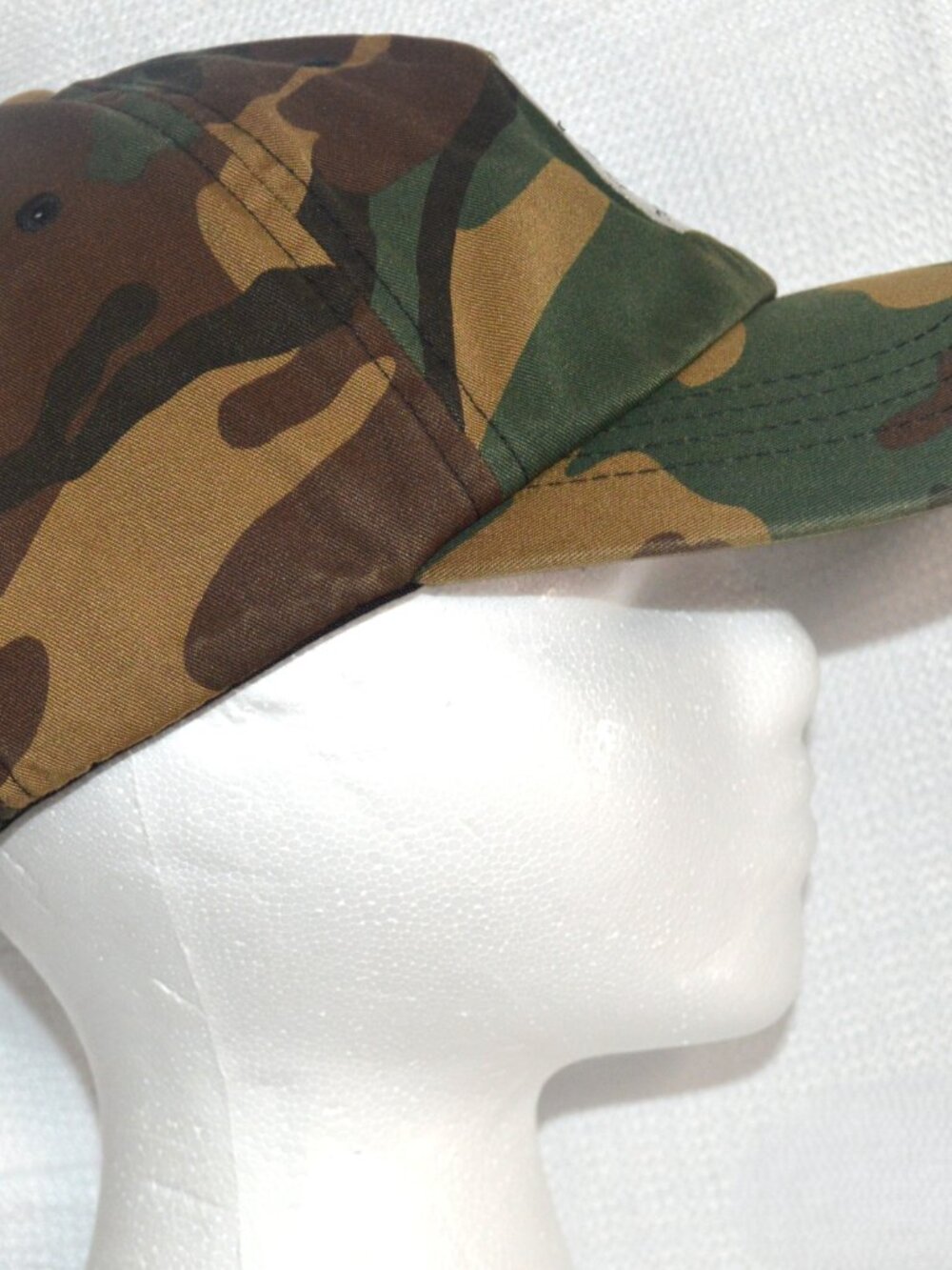 Camouflage Cap with Mountain Patch – Yupoong Adjustable